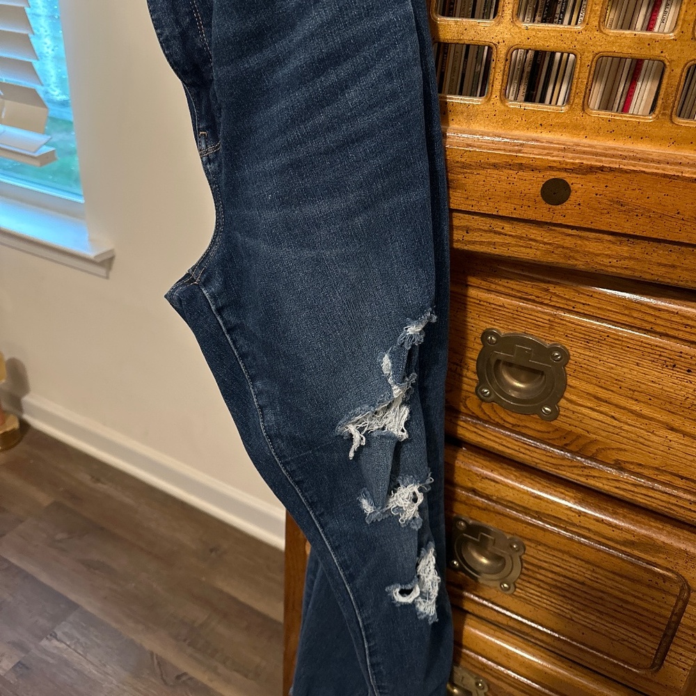 Distressed American Eagle Jeans